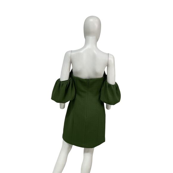 Elliatt 'Gloriosa' Green Polyester Dress Size M - NWT - Picture 3 of 5